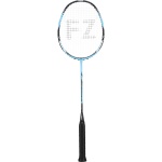 Forza Badmintonschläger Precision TI-X1 (grifflastig, flexibel, 86g) hellblau - besaitet -